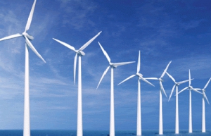 Wind power and a race stage