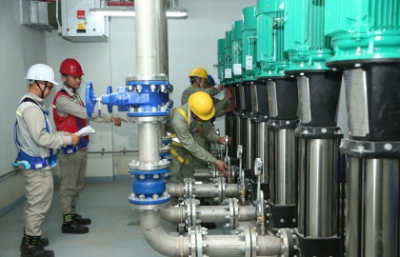 MEP - Kh&ocirc;ng kh&iacute; l&agrave;m việc tr&ecirc;n c&ocirc;ng trường dự &aacute;n